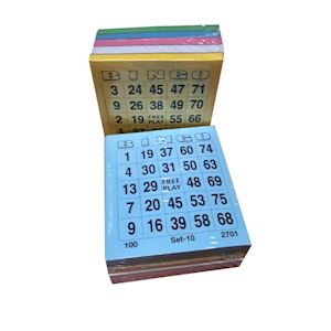 Betekenis Medicinaal Zeeslak Bingo kaarten per 500 stuks | Bonanza Verhuur